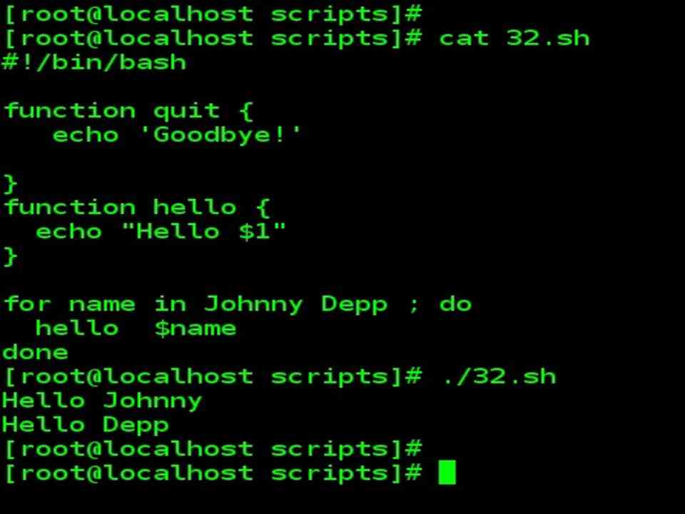 Functions process arguments passed to them in Bash Script