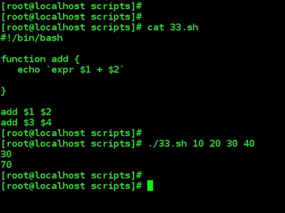 Function processing command arguments, passed while executing Bash scripting