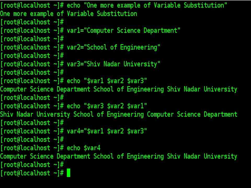 Variable Substitution in Linux Bash hell