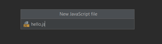 Give name to the Javascript file